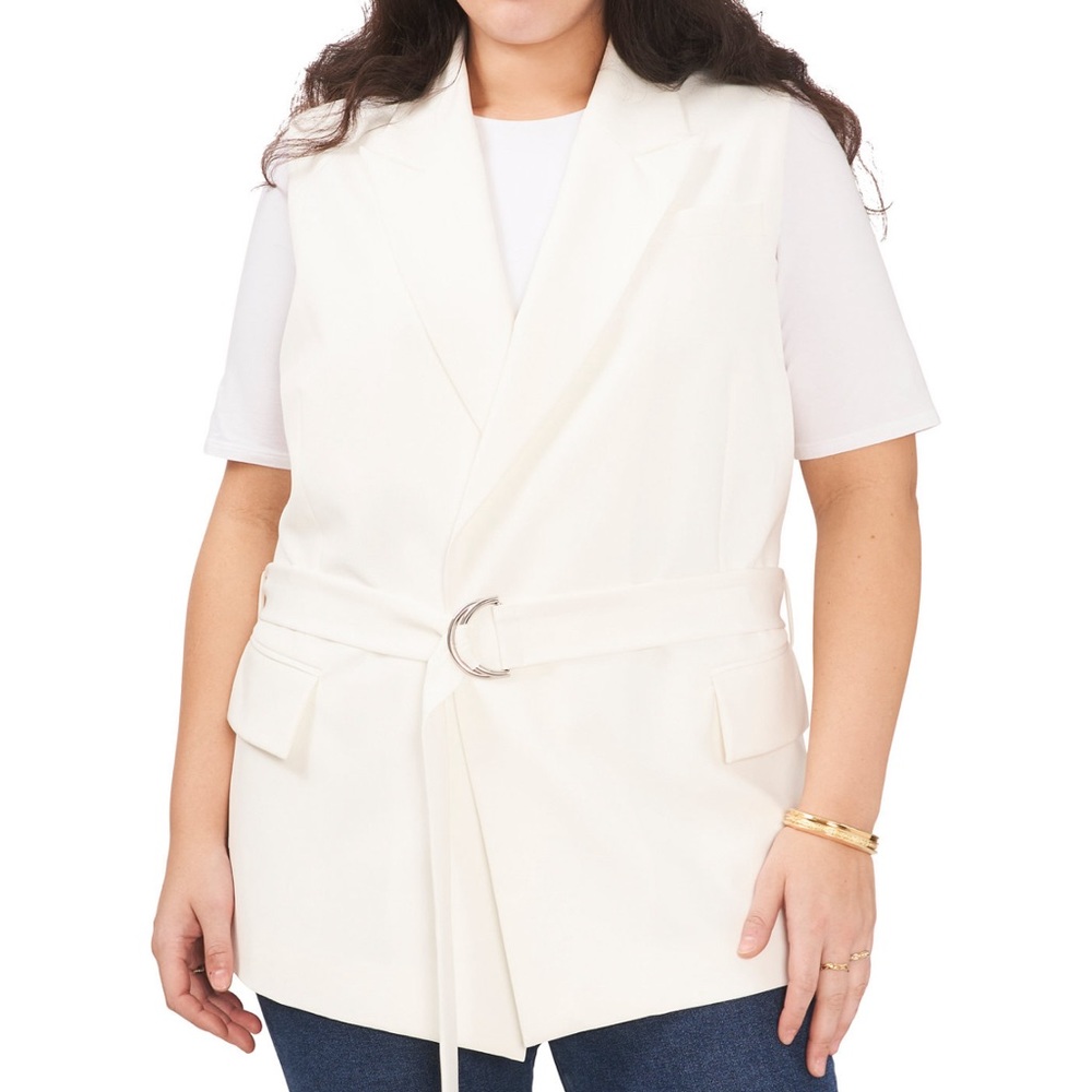 Vince Camuto Plus sized belted vest 2X Brand New with tags